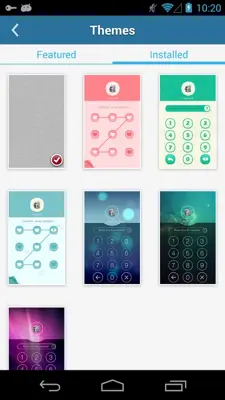 AppLock Theme Space android App screenshot 2